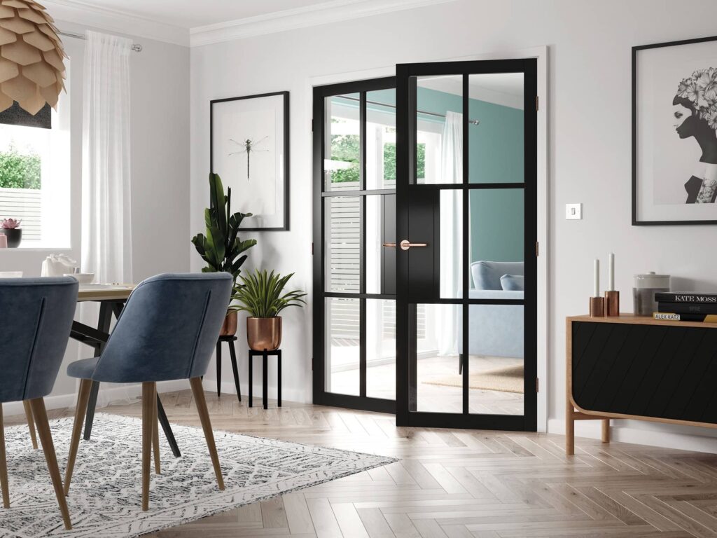 glass doors